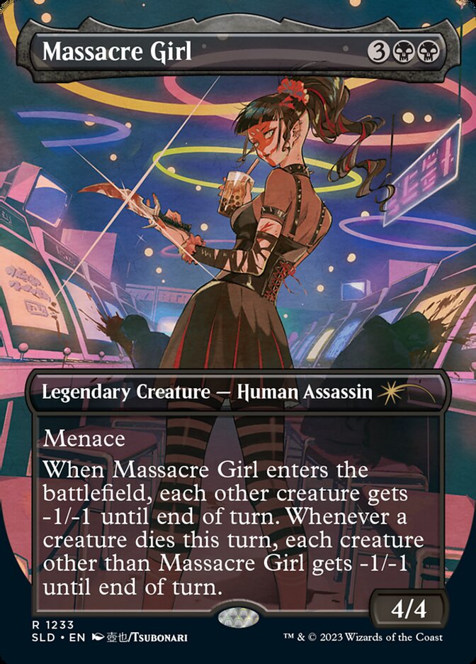 Massacre Girl (Borderless) [Secret Lair Drop Series] | GrognardGamesBatavia