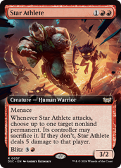 Star Athlete (Extended Art) [Duskmourn: House of Horror Commander] | GrognardGamesBatavia