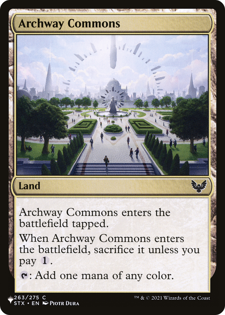 Archway Commons [The List Reprints] | GrognardGamesBatavia