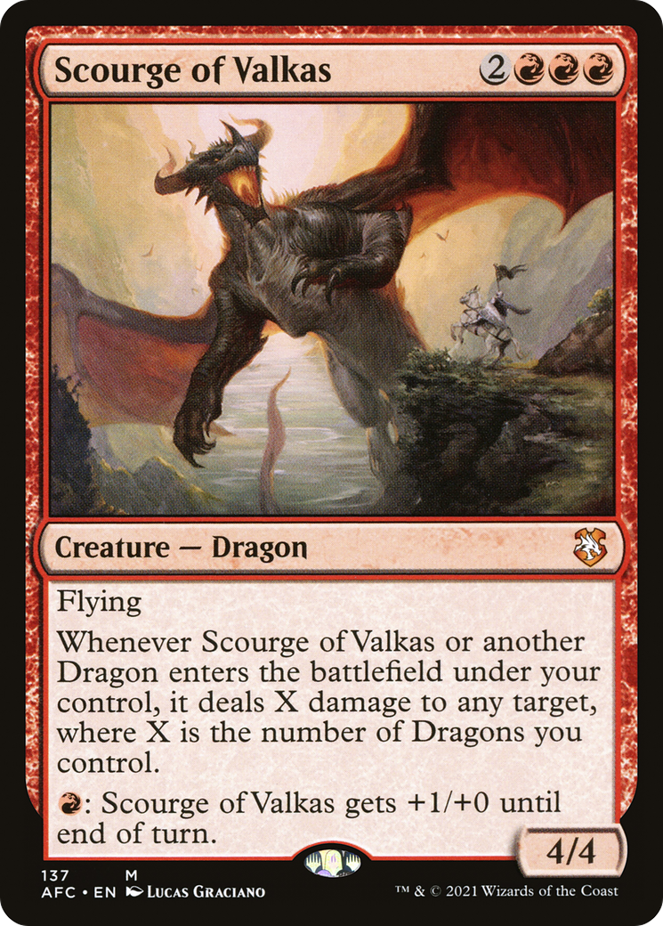 Scourge of Valkas [Dungeons & Dragons: Adventures in the Forgotten Realms Commander] | GrognardGamesBatavia