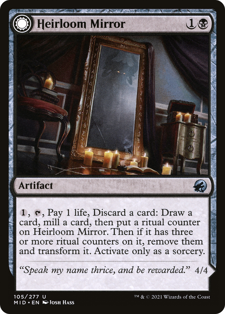 Heirloom Mirror // Inherited Fiend [Innistrad: Midnight Hunt] | GrognardGamesBatavia