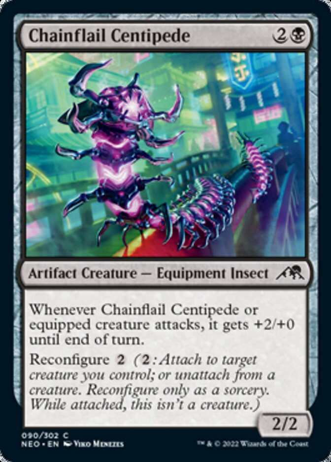 Chainflail Centipede [Kamigawa: Neon Dynasty] | GrognardGamesBatavia