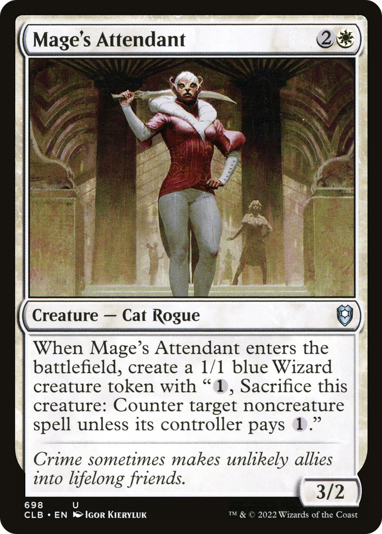 Mage's Attendant [Commander Legends: Battle for Baldur's Gate] | GrognardGamesBatavia