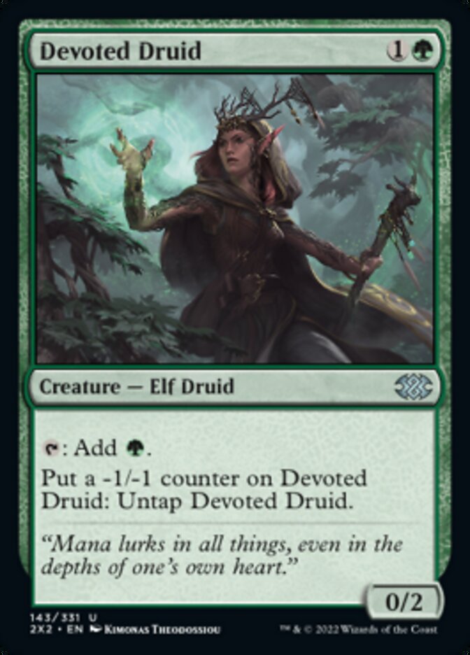 Devoted Druid [Double Masters 2022] | GrognardGamesBatavia