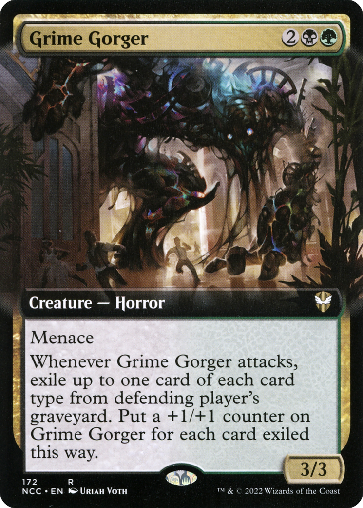 Grime Gorger (Extended Art) [Streets of New Capenna Commander] | GrognardGamesBatavia