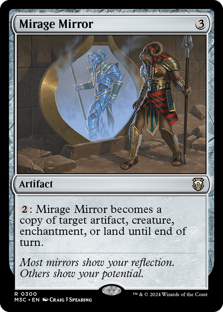 Mirage Mirror (Ripple Foil) [Modern Horizons 3 Commander] | GrognardGamesBatavia