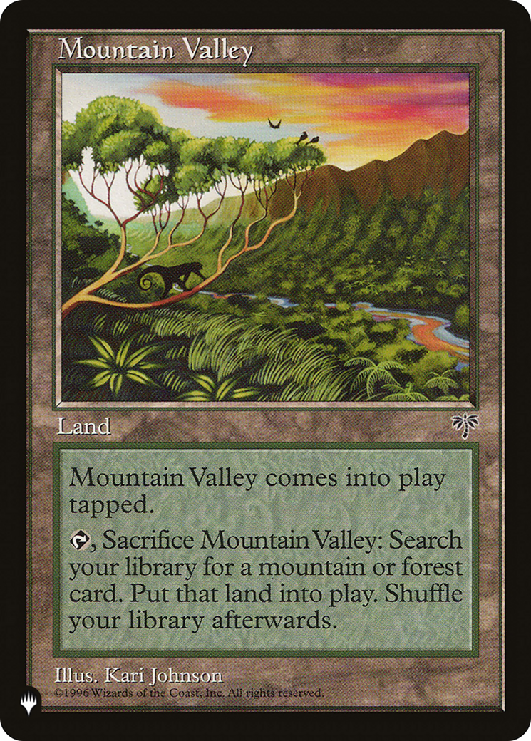 Mountain Valley [The List Reprints] | GrognardGamesBatavia