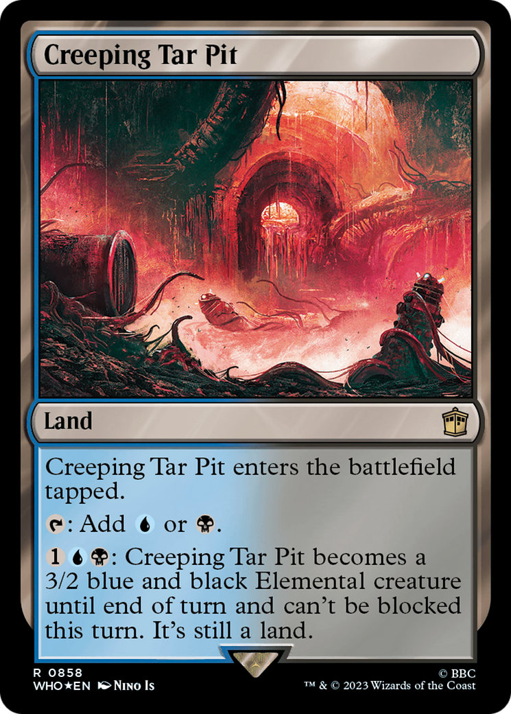 Creeping Tar Pit (Surge Foil) [Doctor Who] | GrognardGamesBatavia