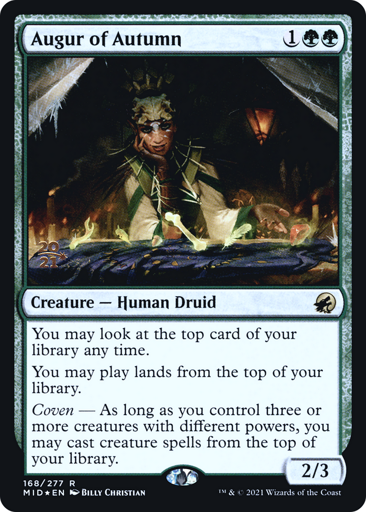 Augur of Autumn [Innistrad: Midnight Hunt Prerelease Promos] | GrognardGamesBatavia