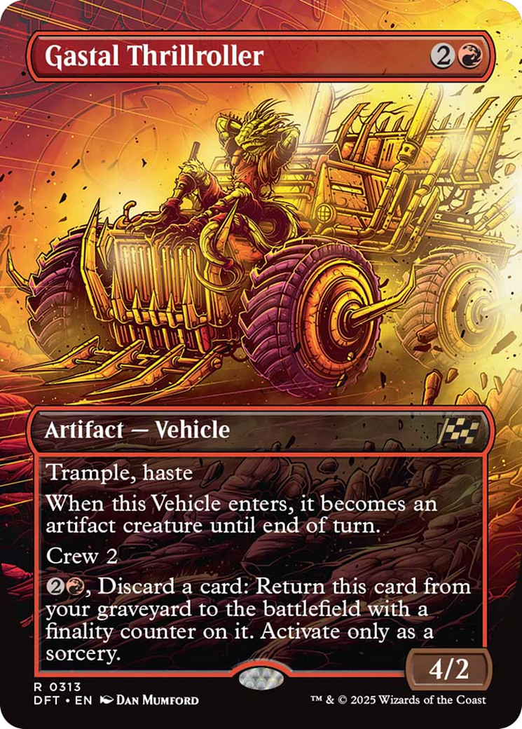 Gastal Thrillroller (Borderless) [Aetherdrift] | GrognardGamesBatavia