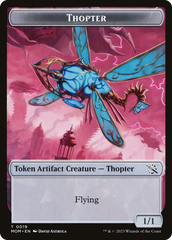 Thopter // Spirit (14) Double-Sided Token [March of the Machine Tokens] | GrognardGamesBatavia