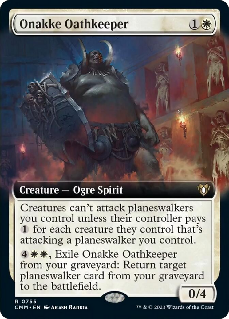 Onakke Oathkeeper (Extended Art) [Commander Masters] | GrognardGamesBatavia