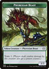 Phyrexian Goblin // Phyrexian Beast Double-Sided Token [Phyrexia: All Will Be One Tokens] | GrognardGamesBatavia