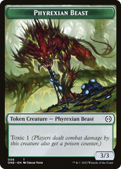 Phyrexian Beast Token [Phyrexia: All Will Be One Tokens] | GrognardGamesBatavia