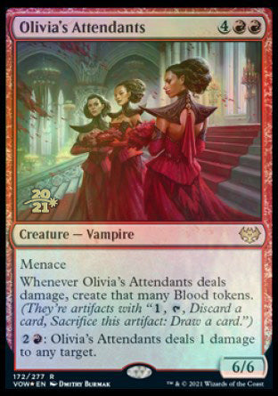 Olivia's Attendants [Innistrad: Crimson Vow Prerelease Promos] | GrognardGamesBatavia