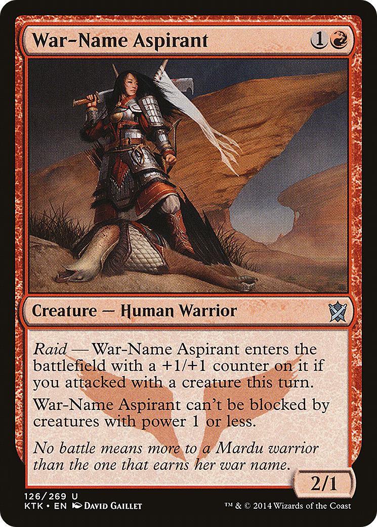 War-Name Aspirant [Khans of Tarkir] | GrognardGamesBatavia