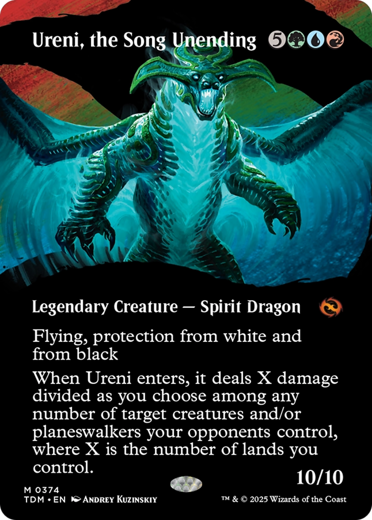 Ureni, the Song Unending (Borderless) [Tarkir: Dragonstorm] | GrognardGamesBatavia
