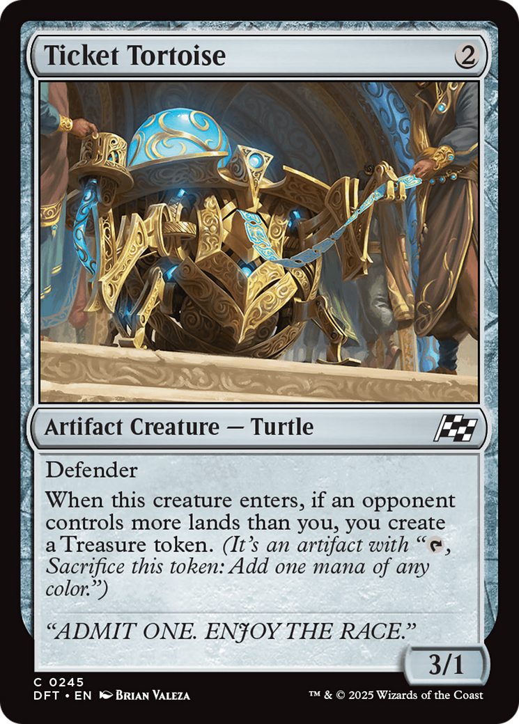 Ticket Tortoise [Aetherdrift] | GrognardGamesBatavia