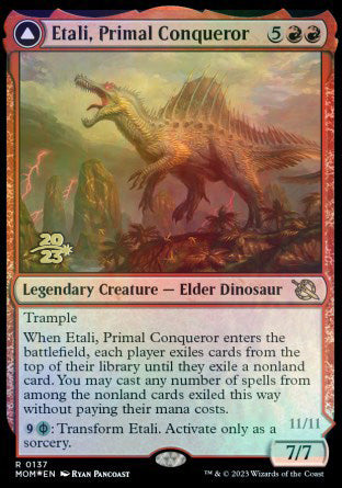 Etali, Primal Conqueror // Etali, Primal Sickness [March of the Machine Prerelease Promos] | GrognardGamesBatavia