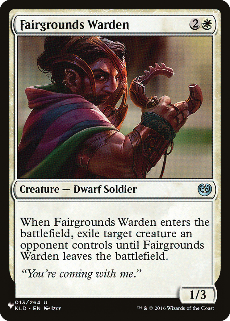 Fairgrounds Warden [The List] | GrognardGamesBatavia