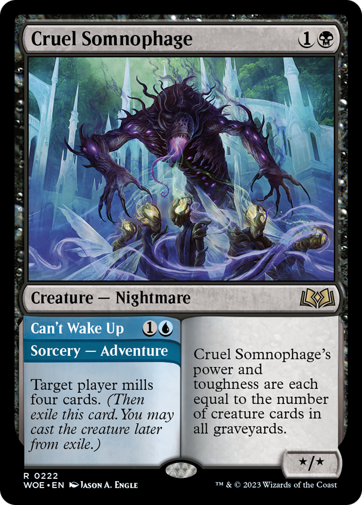 Cruel Somnophage // Can't Wake Up [Wilds of Eldraine] | GrognardGamesBatavia