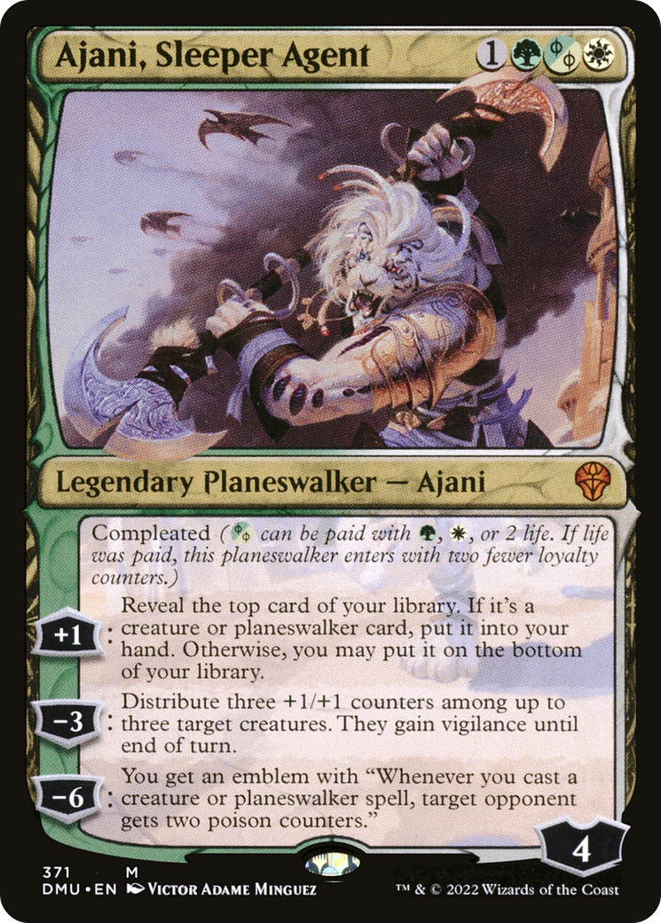Ajani, Sleeper Agent (Showcase) [Dominaria United] | GrognardGamesBatavia