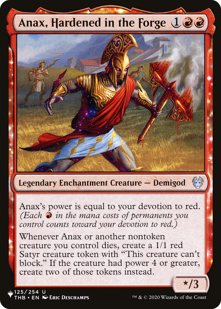 Anax, Hardened in the Forge [The List] | GrognardGamesBatavia