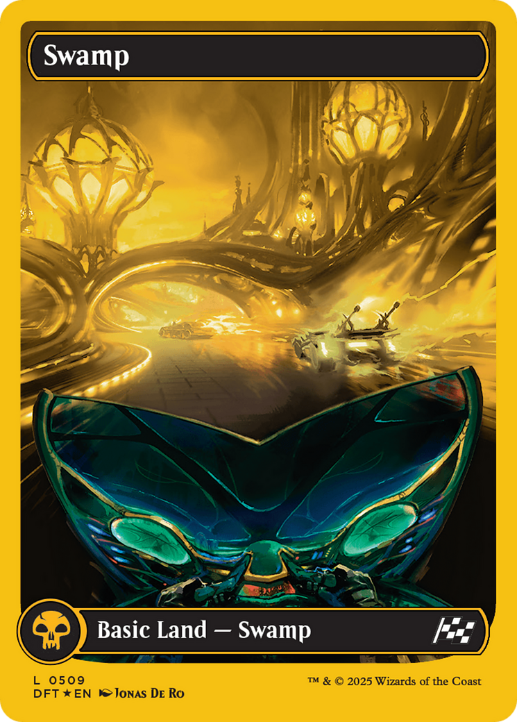 Swamp (0509) (First-Place Foil) [Aetherdrift] | GrognardGamesBatavia