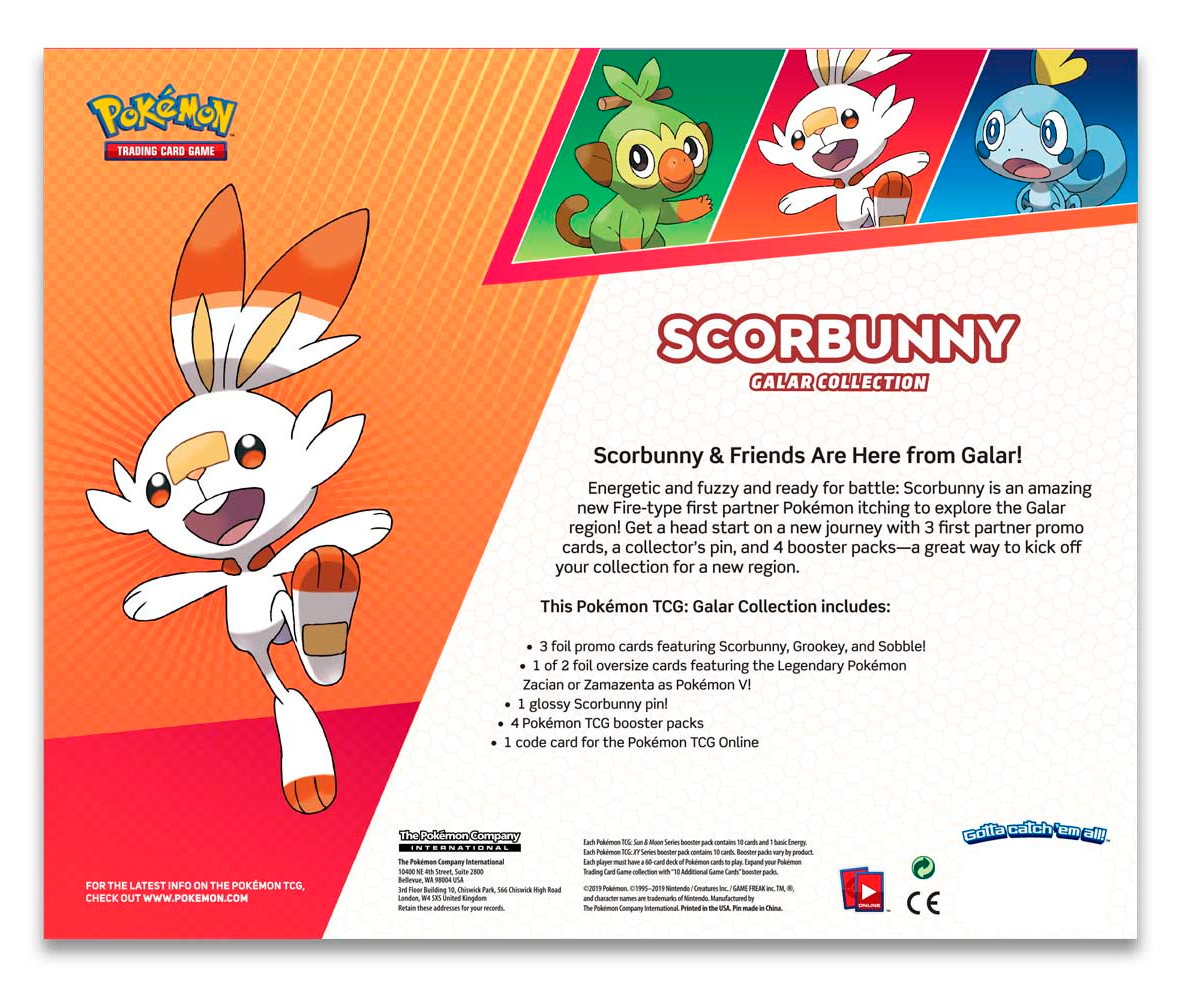 Galar Collection (Scorbunny/Zamazenta) | GrognardGamesBatavia