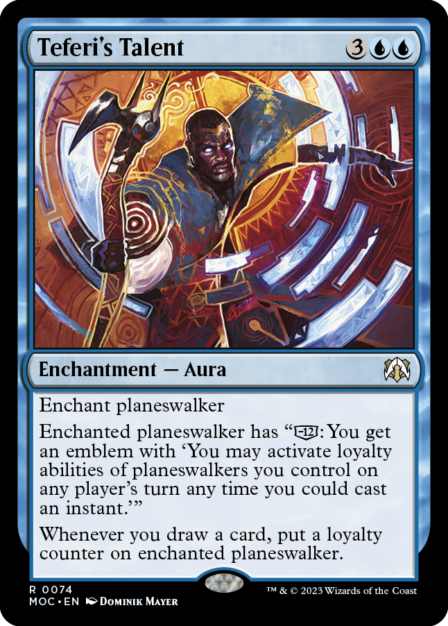 Teferi's Talent [March of the Machine Commander] | GrognardGamesBatavia