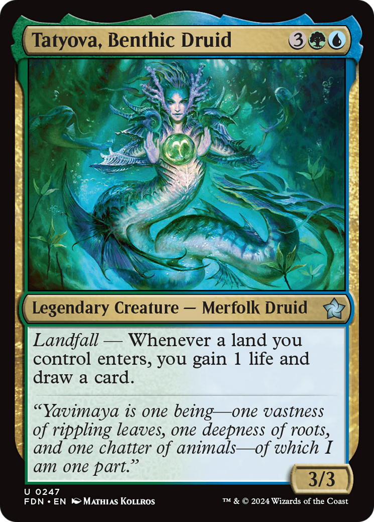 Tatyova, Benthic Druid [Foundations] | GrognardGamesBatavia