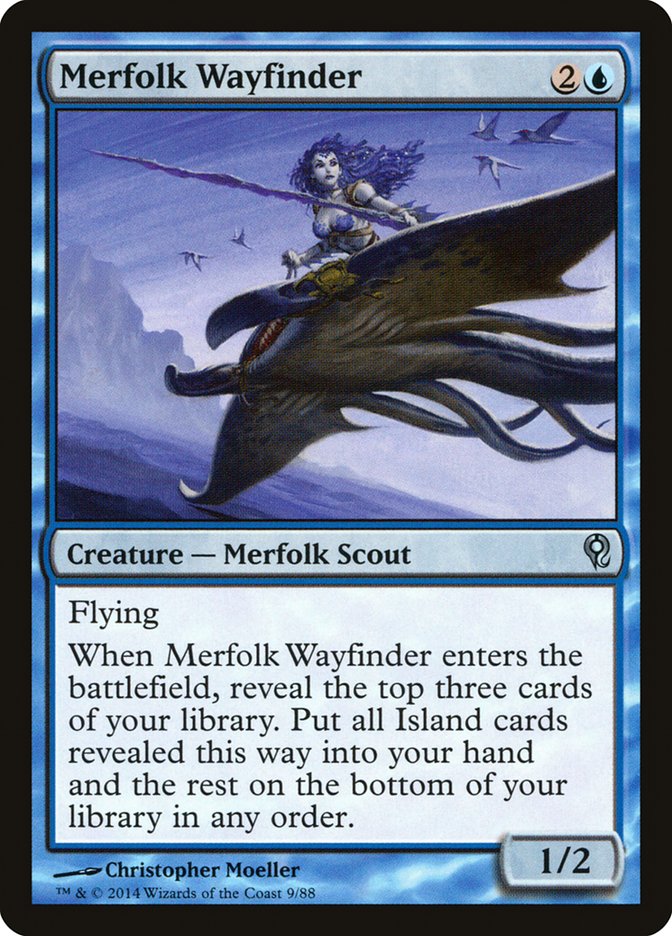 Merfolk Wayfinder [Duel Decks: Jace vs. Vraska] | GrognardGamesBatavia