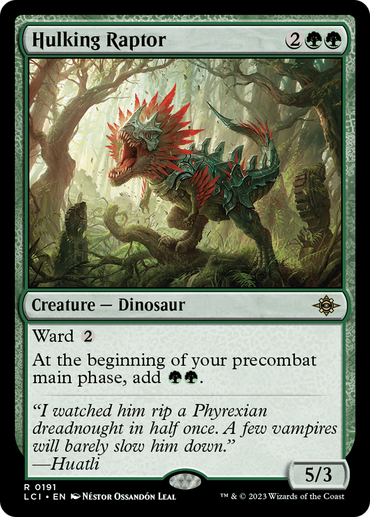 Hulking Raptor [The Lost Caverns of Ixalan] | GrognardGamesBatavia