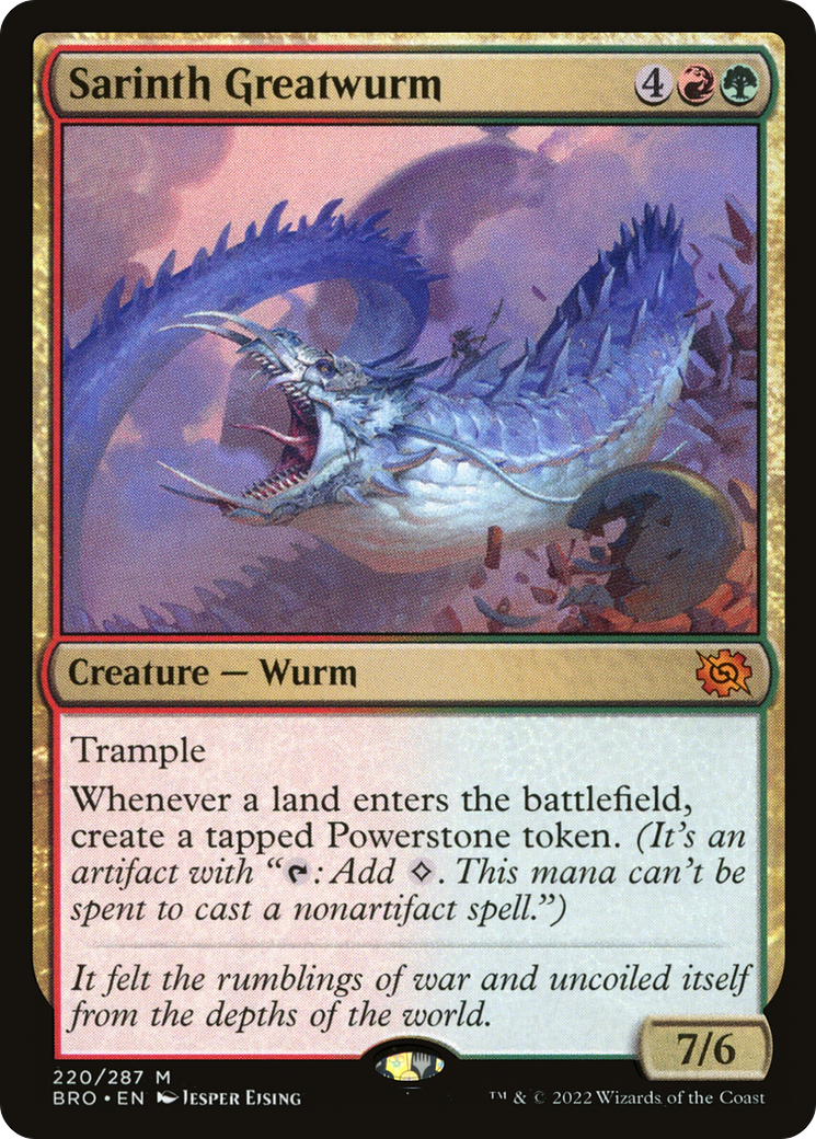 Sarinth Greatwurm [The Brothers' War] | GrognardGamesBatavia