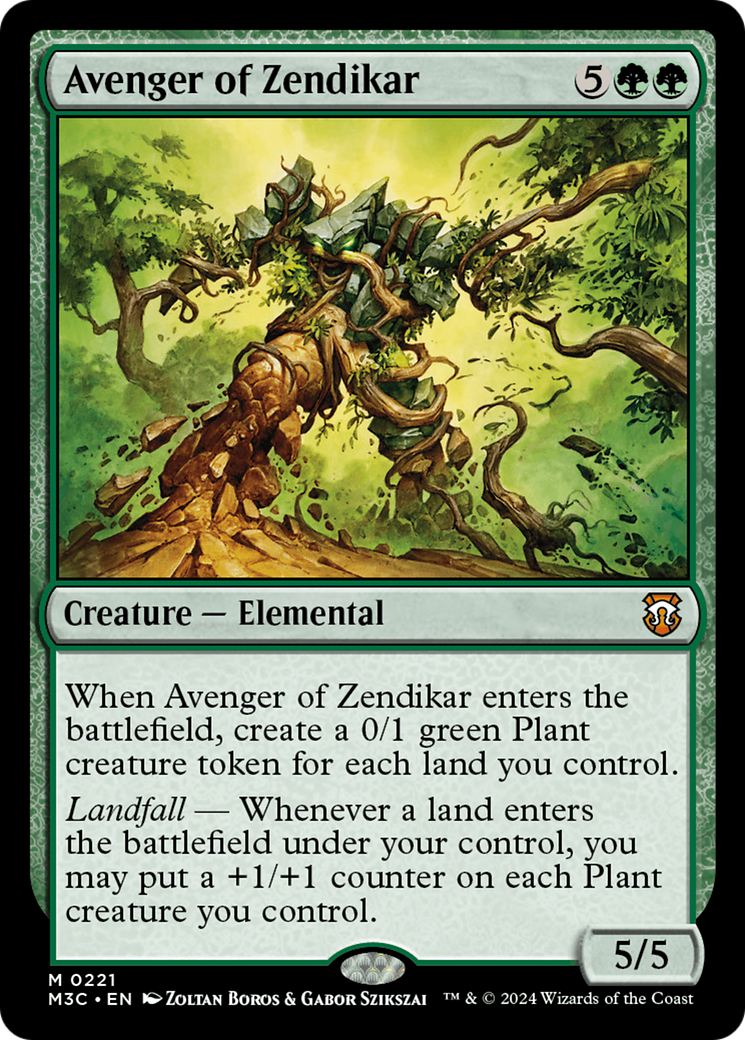 Avenger of Zendikar (Ripple Foil) [Modern Horizons 3 Commander] | GrognardGamesBatavia