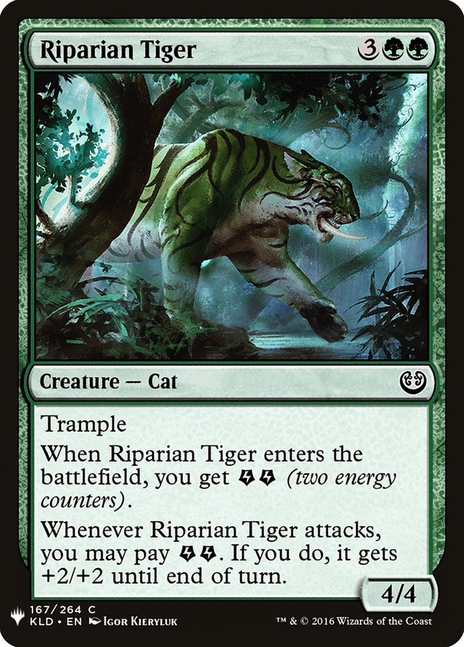 Riparian Tiger [Mystery Booster] | GrognardGamesBatavia