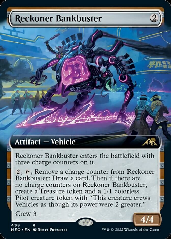 Reckoner Bankbuster (Extended Art) [Kamigawa: Neon Dynasty] | GrognardGamesBatavia