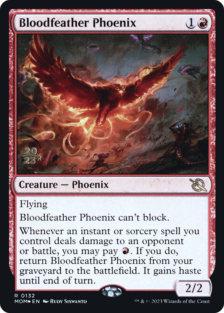 Bloodfeather Phoenix [March of the Machine Prerelease Promos] | GrognardGamesBatavia