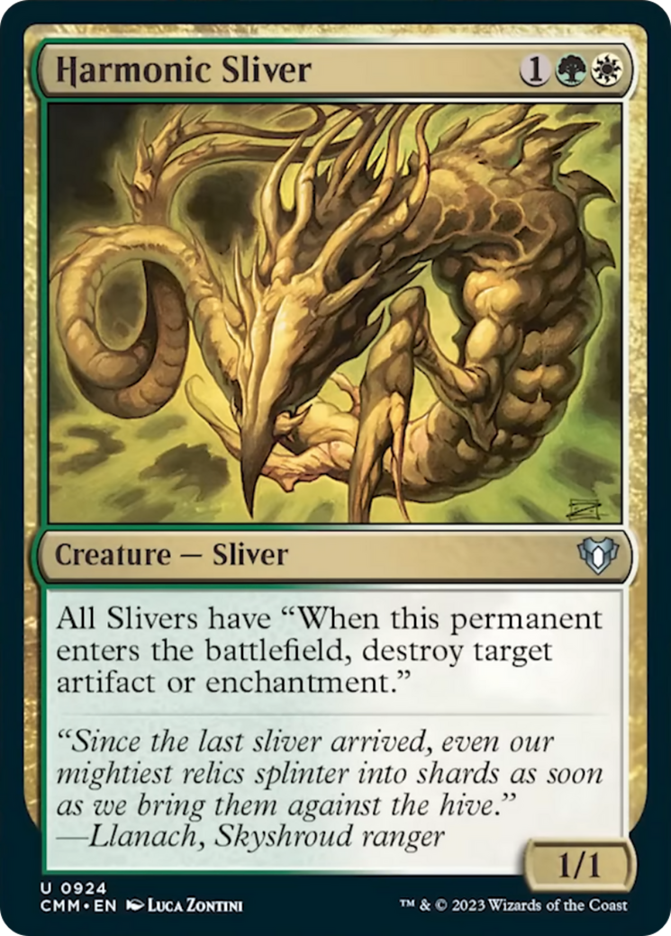 Harmonic Sliver [Commander Masters] | GrognardGamesBatavia