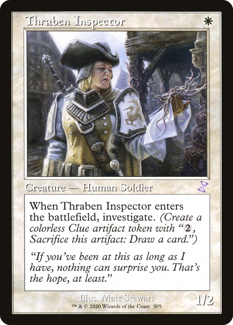 Thraben Inspector (Timeshifted) [Time Spiral Remastered] | GrognardGamesBatavia