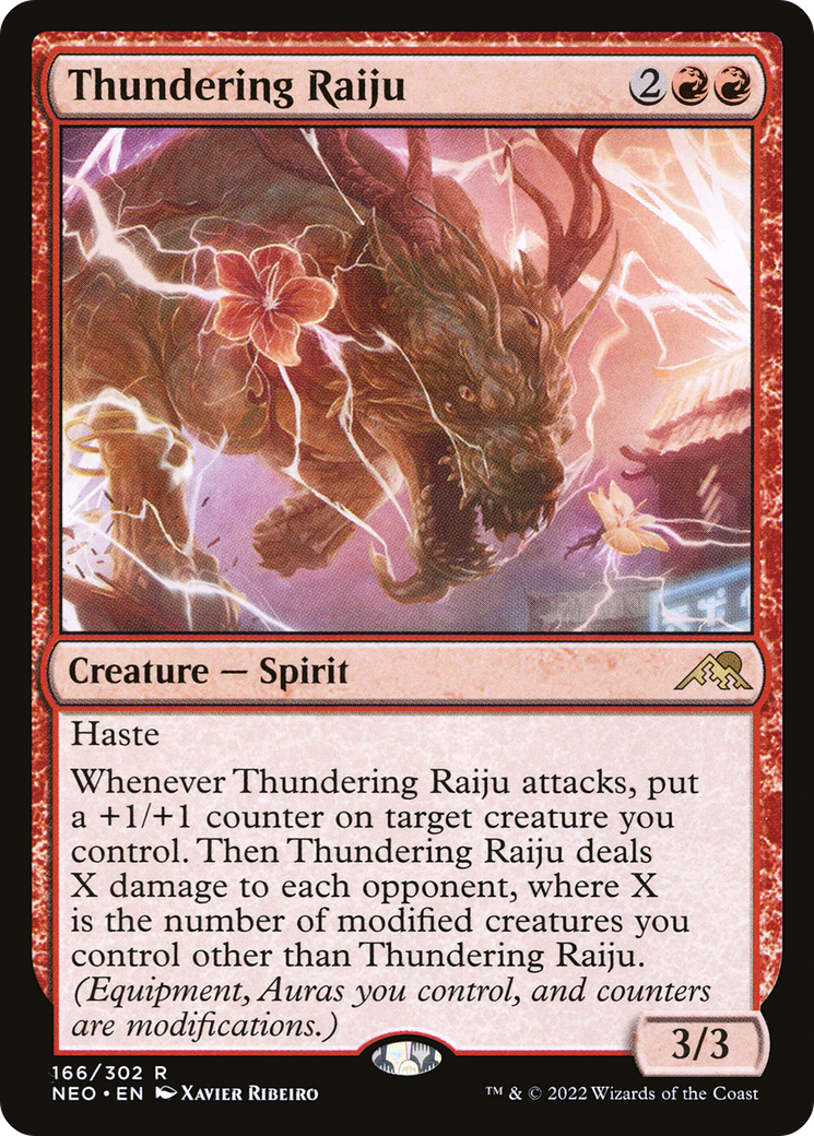 Thundering Raiju [Kamigawa: Neon Dynasty] | GrognardGamesBatavia