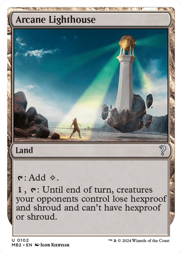 Arcane Lighthouse (White Border) [Mystery Booster 2] | GrognardGamesBatavia