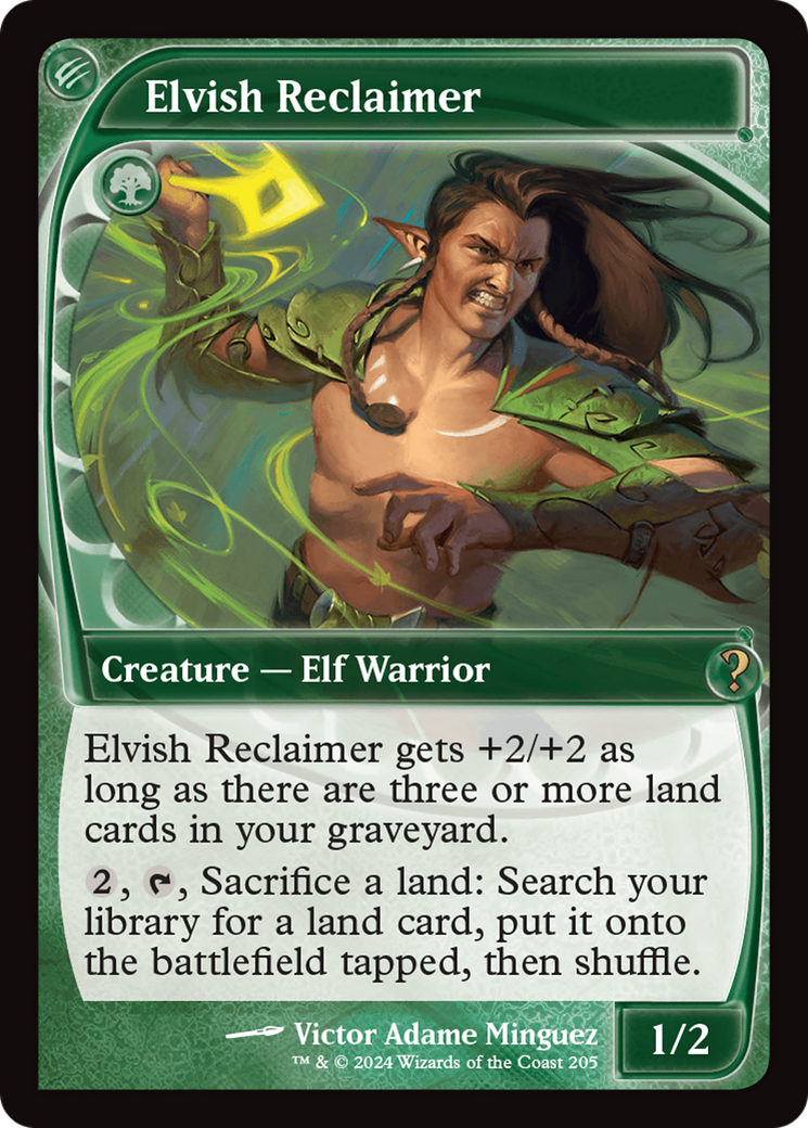 Elvish Reclaimer (Future Sight) [Mystery Booster 2] | GrognardGamesBatavia