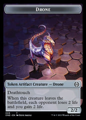 Drone Token [Phyrexia: All Will Be One Tokens] | GrognardGamesBatavia