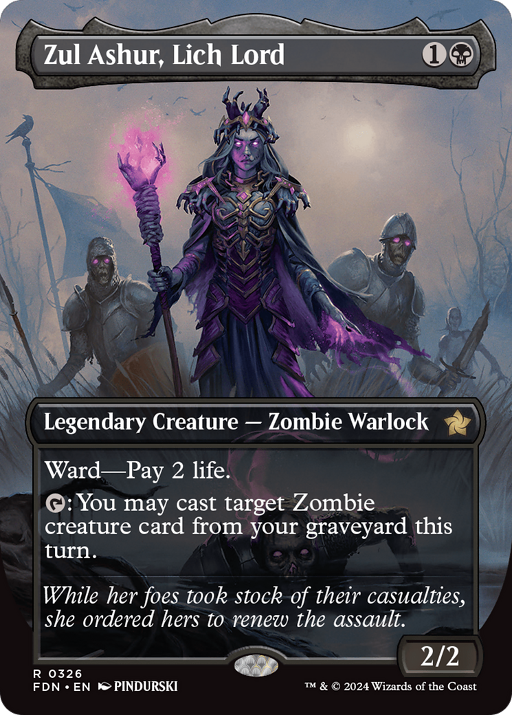 Zul Ashur, Lich Lord (Borderless) [Foundations] | GrognardGamesBatavia