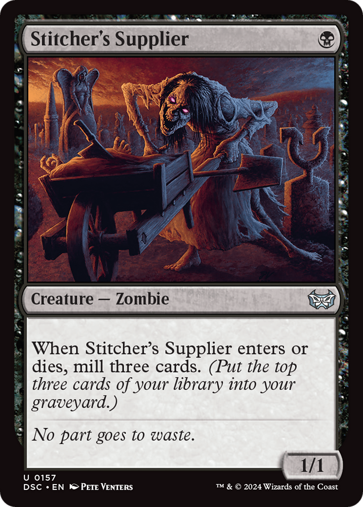 Stitcher's Supplier [Duskmourn: House of Horror Commander] | GrognardGamesBatavia