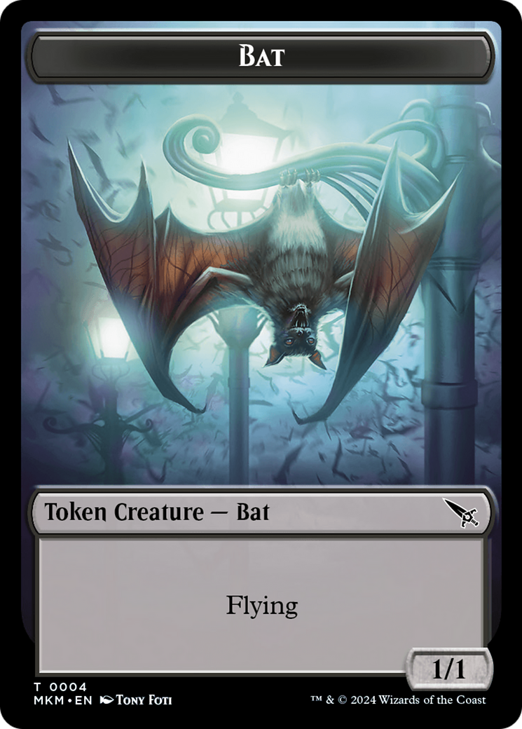 Bat Token [Murders at Karlov Manor Tokens] | GrognardGamesBatavia