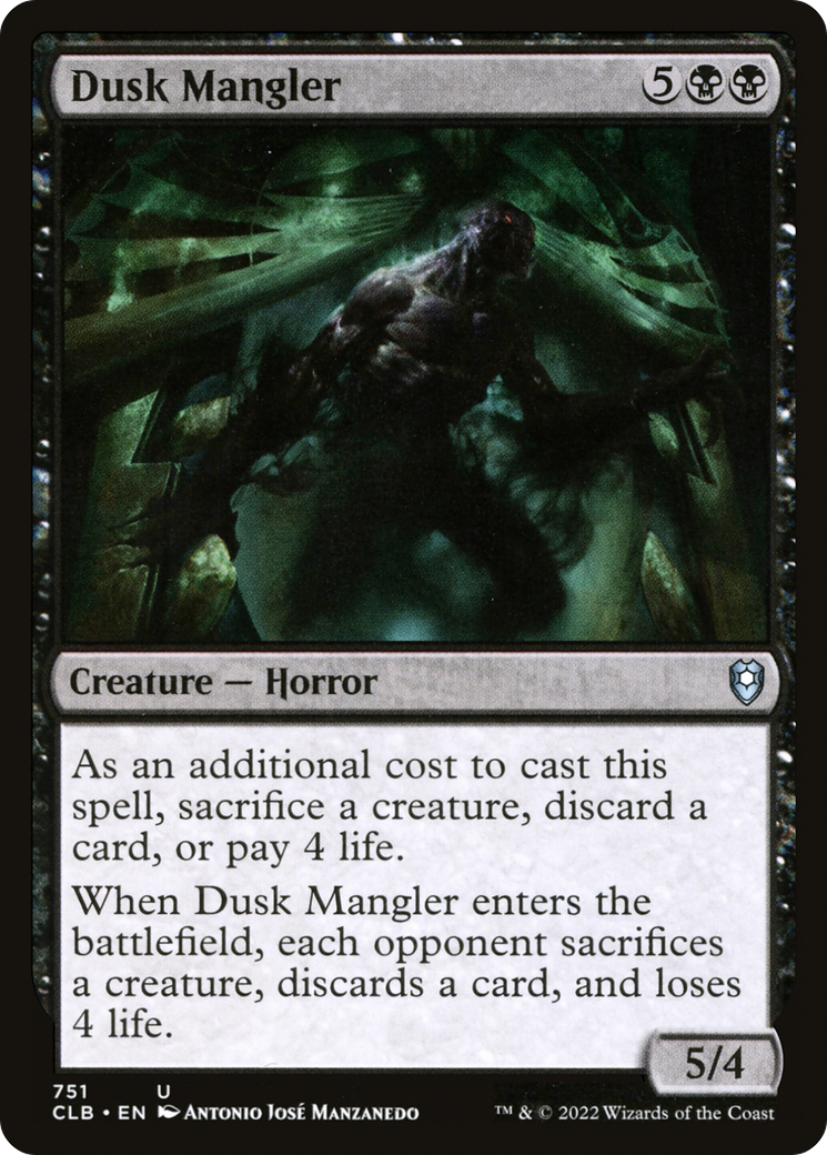 Dusk Mangler [Commander Legends: Battle for Baldur's Gate] | GrognardGamesBatavia