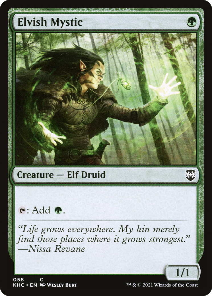 Elvish Mystic [Kaldheim Commander] | GrognardGamesBatavia