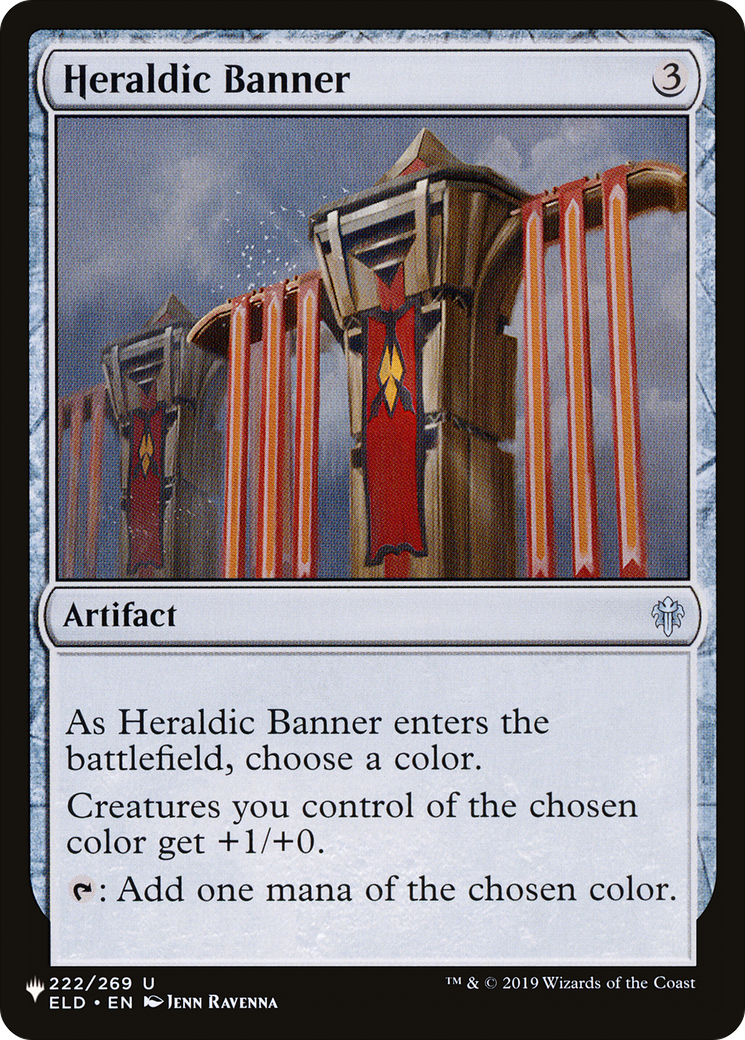 Heraldic Banner [The List Reprints] | GrognardGamesBatavia